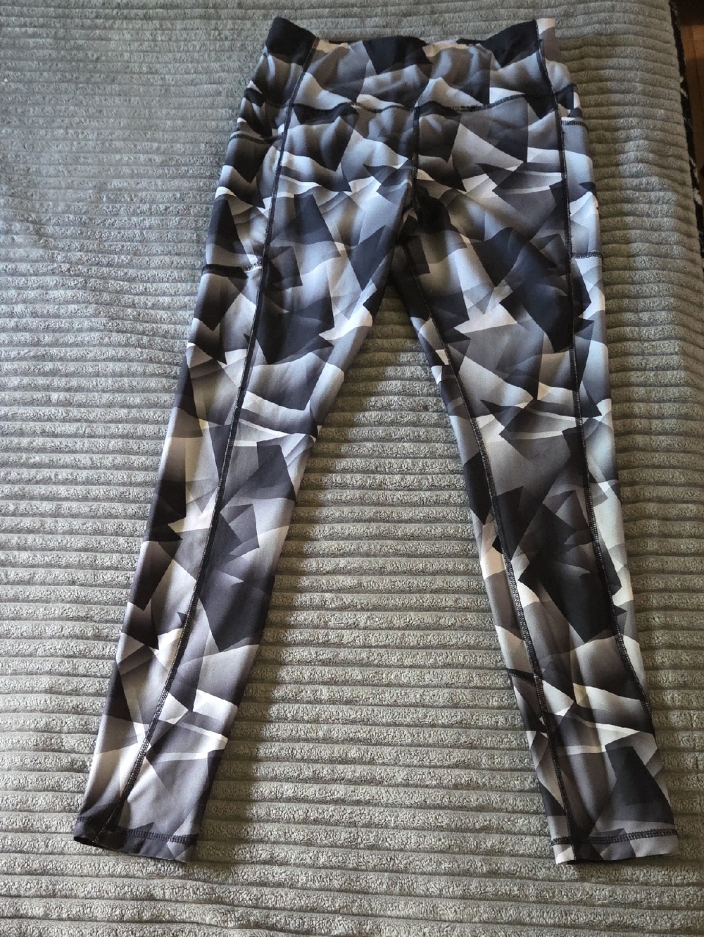 Avia Black and Gray Athletic Top